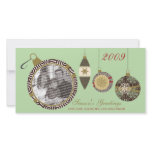 Custom Photo Ornament Holiday Photo Card :: 06
