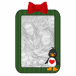 Custom Photo Ornament Penguin Photo Sculptures