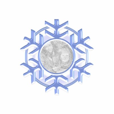 Custom Photo Ornament Snowflake Photo Sculptures by mariannegilliand