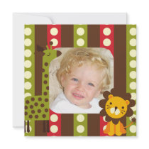Custom Photo Safari Invitations