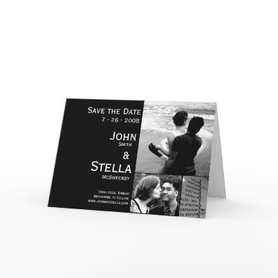 Custom Photo Save the Date Card