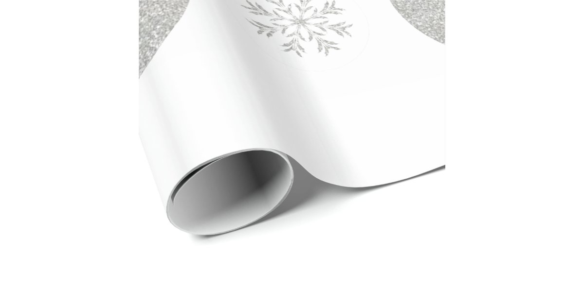 silver sparkly wrap