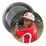 Custom photo sports button / pin
