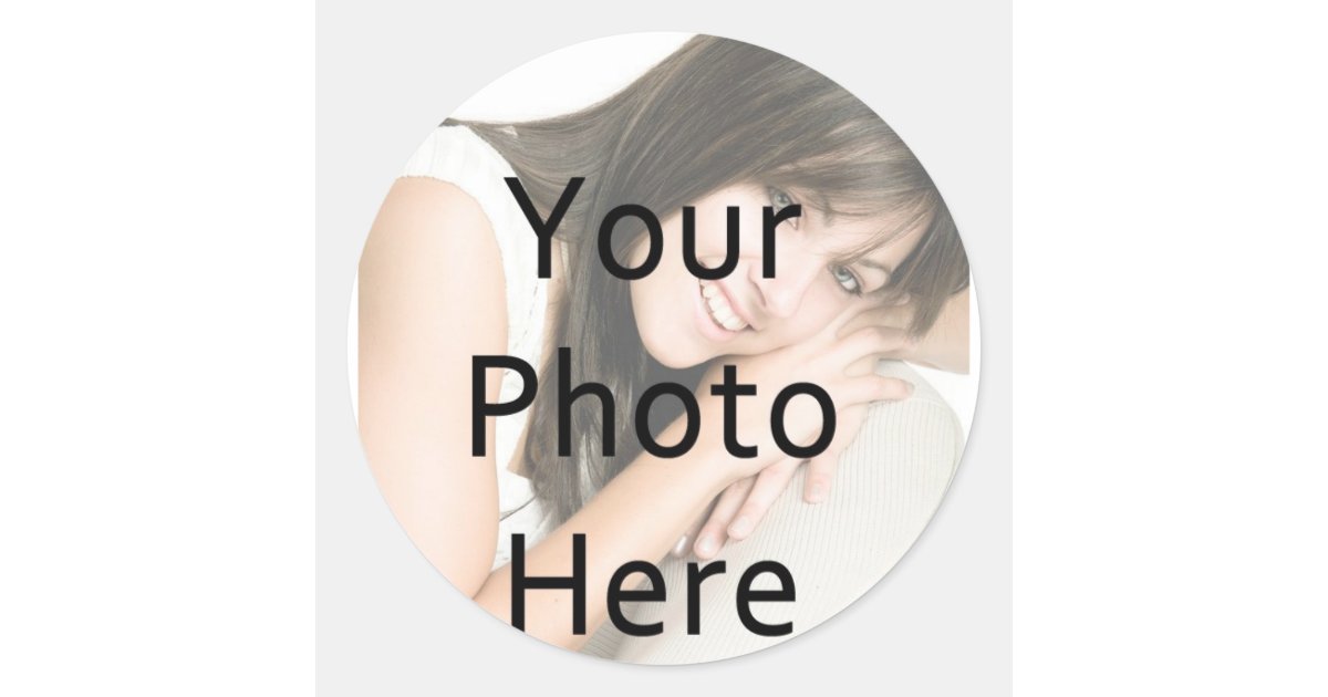 Custom Photo Stickers Zazzle