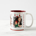 Custom Photo & Text Christmas Coffee Mug
