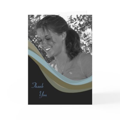 Custom Photo Thank You card - Graduation by patricklori