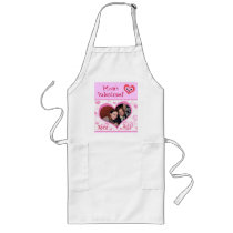 Custom Photo Valentine's Day Apron aprons