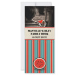 Custom Photo Watermelon Recipe Card (blank) Rack Card Design