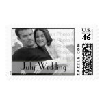 Custom Photo Wedding Postage July Wedding