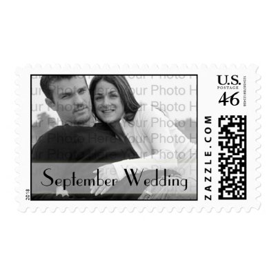 Custom Photo Wedding Postage September Wedding