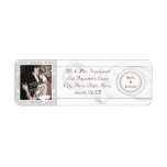 Custom  Photo Wedding Return Address Labels
