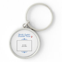 Custom Photo! Worlds Greatest Airedale Terrier Keychain