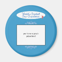 Custom Photo! Worlds Greatest Ara-Appaloosa Magnets