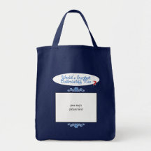 Custom Photo! Worlds Greatest Bullmastiff Mix Tote Bag