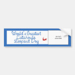 Custom Photo Worlds Greatest Catahoula Leopard Dog Bumper Stickers