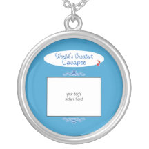 Custom Photo! Worlds Greatest Cavapoo Personalized Necklace