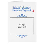 Custom Photo! Worlds Greatest German Shepherd Cards