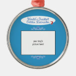 Custom Photo! Worlds Greatest Golden Labrador Christmas Ornament