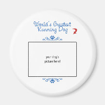 Custom Photo! Worlds Greatest Kunming Dog Refrigerator Magnet