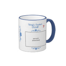 Custom Photo! Worlds Greatest Ocicat Coffee Mugs