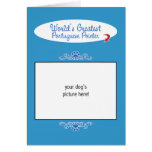 Custom Photo! Worlds Greatest Portuguese Pointer Greeting Cards