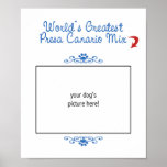 Custom Photo! Worlds Greatest Presa Canario Mix Print