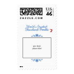 Custom Photo! Worlds Greatest Standard Poodle Postage
