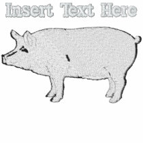 Custom Pig Embroidered Shirt