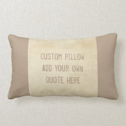custom pillow add your own quote