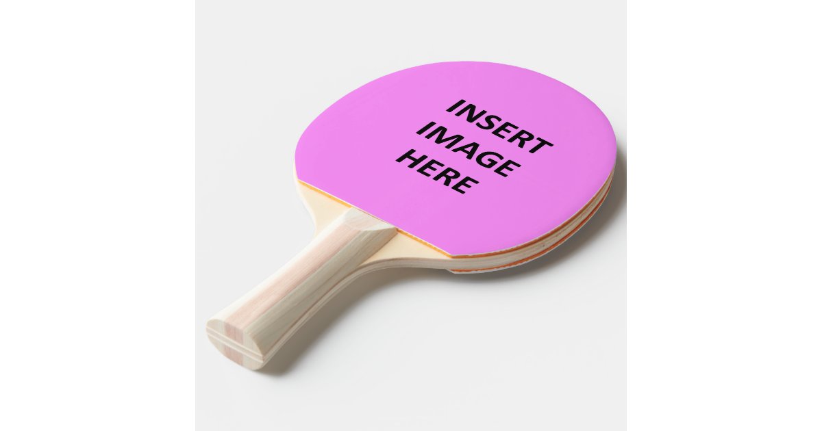 Custom Ping Pong Table Tennis Paddle Template PingPong Paddle Zazzle
