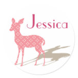 Custom Pink Bambi Sticker