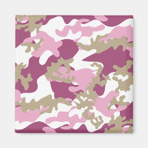 Custom Pink Camo Magnet