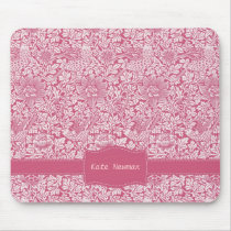 Custom Pink Chintz Mousepads