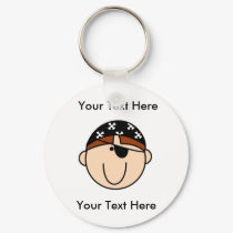 Custom Pirate Red Keychain by toddlersplace Custom Pirate Red Keychain