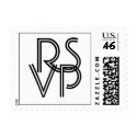 Custom Postage Stamp "RSVP" by monogramgallery Custom Postage Stamp "RSVP"