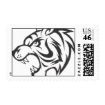 Custom Postage Stamps | Mad Angry Tiger Animal