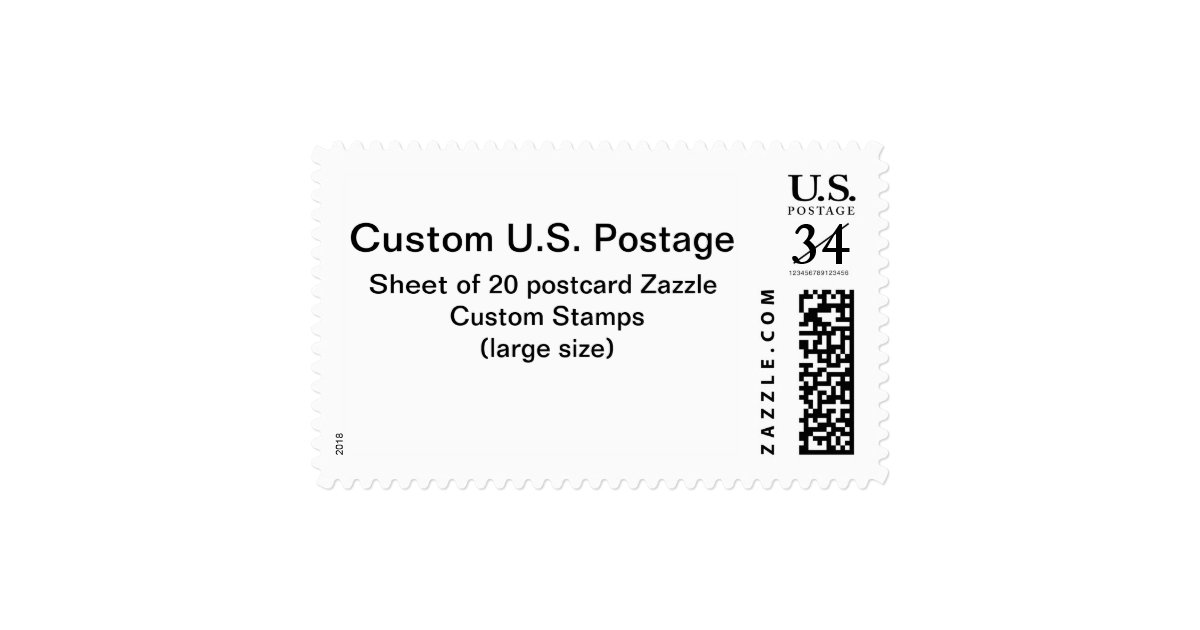 Large, 2.5" x 1.5", 0.34 (Post Card) Zazzle
