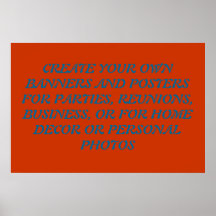 CUSTOM POSTERS