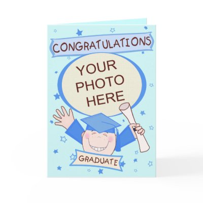 Custom Preschool / Kindergarten Boy Graduation Card by jamiecreates1