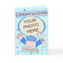 Custom Preschool / Kindergarten Boy Graduation cards