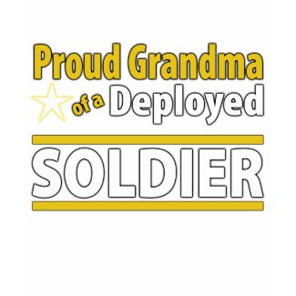 Custom Proud Grandma of a Deployed Soldier Shirt shirt