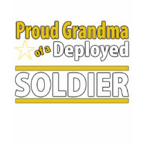 Custom Proud Grandma of a Deployed Soldier Shirt