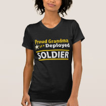 Custom Proud Grandma of a Deployed Soldier Shirt t-shirts