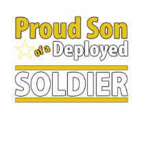 Custom Proud Son of a Deployed Soldier t-shirts