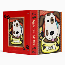 Custom Puppy Dog Photo Binder Scrapbook