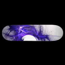 Custom Purple Flame Board skateboards