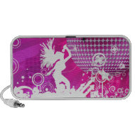 Custom Purple Rock Star doodle