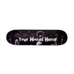 Custom Purple X-Ray Skeletons Midnight Stroll Custom Skate Board