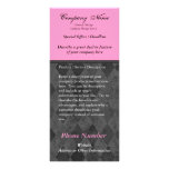 Custom Rack Card, Black and Pink Design, Printing