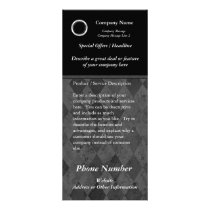 Custom Rack Card, Classic Black Design, Print Your rack cards by cutencomfy Custom Rack Card, Classic Black Design, Print Your rack cards